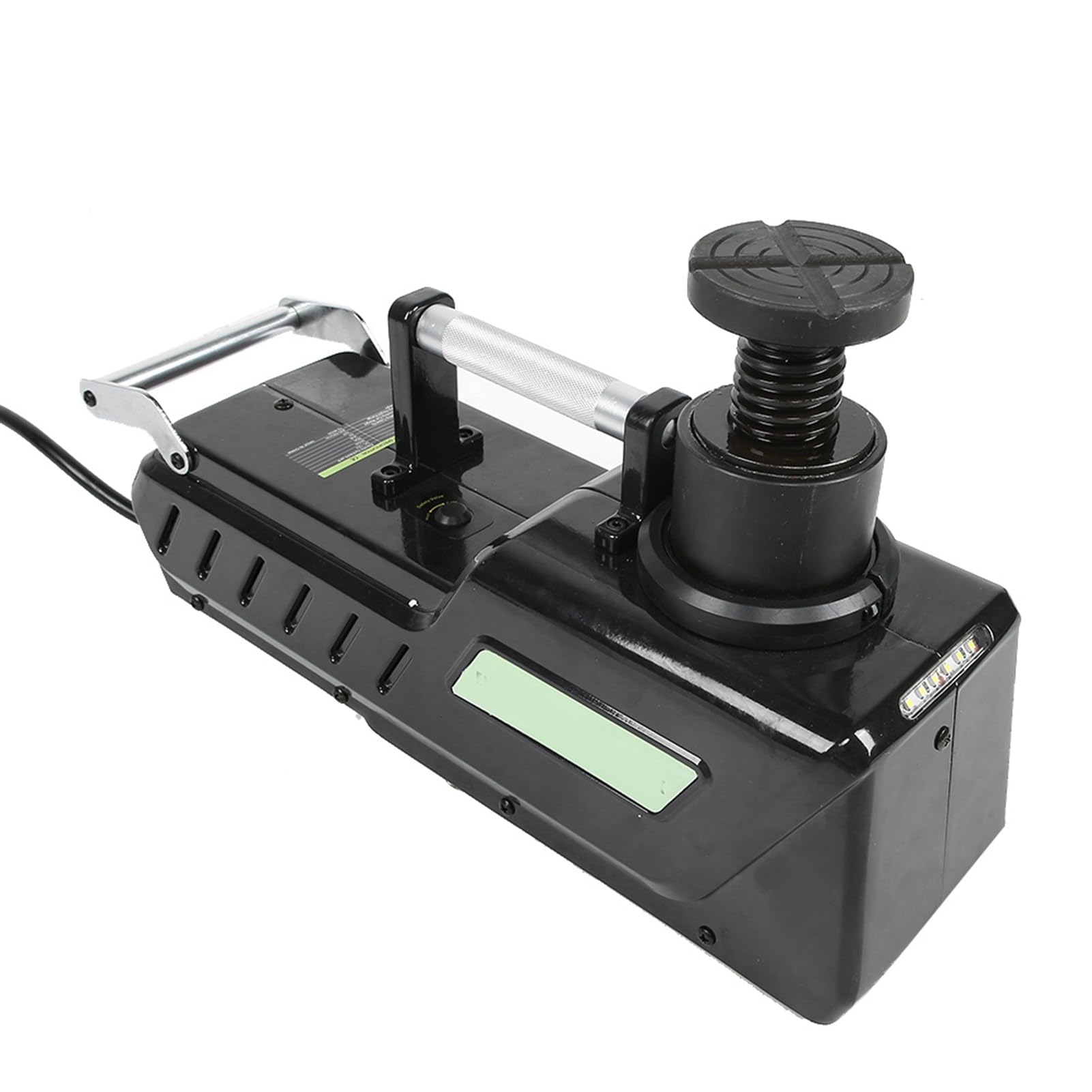 Kit de Elevación Hidráulica de Gato de Piso Eléctrico 15T para Coche, Furgoneta, Camión, SUV, Equipo Compacto para Cambios Rápidos de Neumáticos, Material de Aleación de Acero