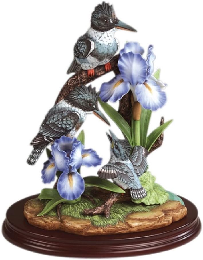 Andrea By Sadek 13"h Limited Edition Kingfisher w/ Blue Iris