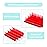 Colored Lash Extensions 0.07mm C Curl Red Individual Volume Lashes Extensions 13-20 Mix Length Color Eyelash Extensions for Salon (Red 0.07-C, 13-20mm)