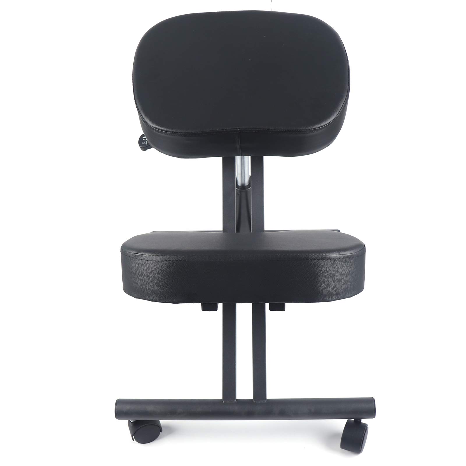 Chaise genoux avec roulettes - Ergonomique - Pour ordinateur - Tabouret de santé - Hauteur réglable de 50 à 60 cm - Orthopédique - Pour soutenir vos genoux et tibias