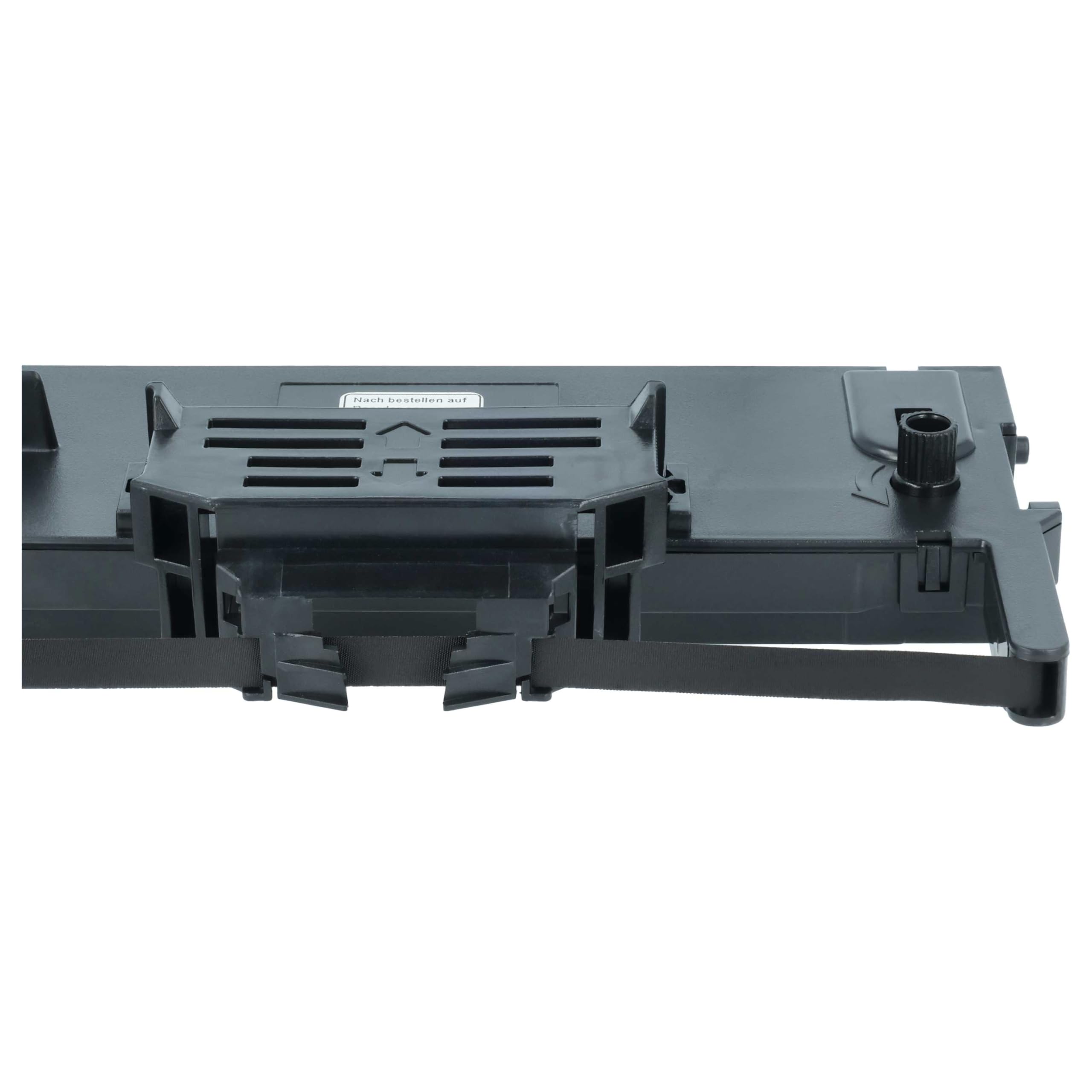 vhbw 5x Farbband Schriftband kompatibel mit Epson PLQ 20 | PLQ20, PLQ 20 D, PLQ 20 CS, PLQ 20 DM Nadeldrucker, Bondrucker - Schwarz