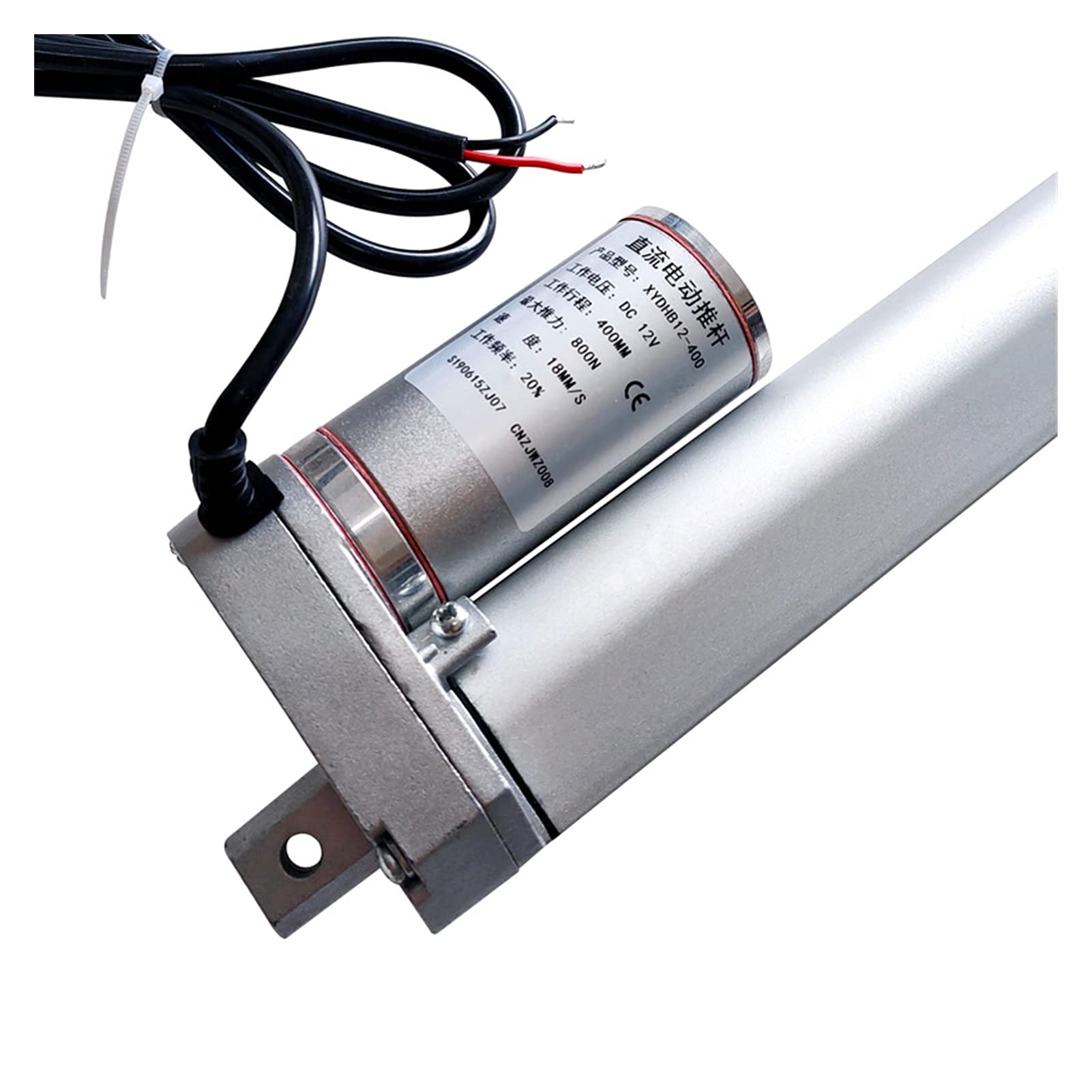 Siłownik Elektryczny Elektryczny siłownik liniowy 1 2V / 24 V DC Silnik 400mm Udajnik Liniowy Kontroler ruchu 100 200/300 500/750 800/900 1100/1300 1500N(24V 800N 18mm s)