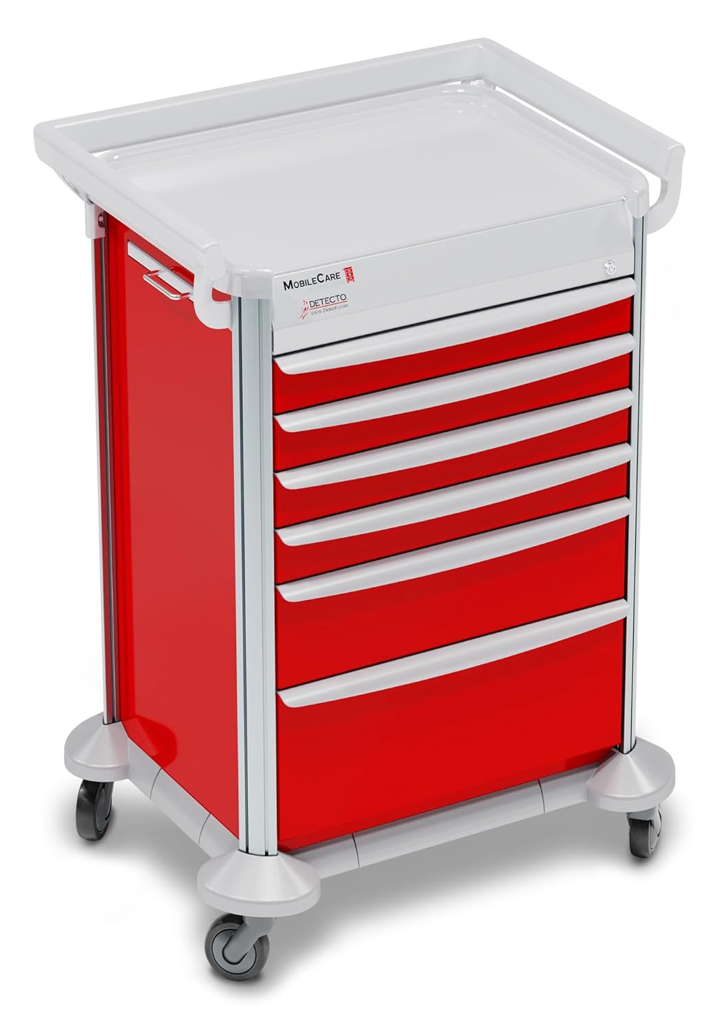 Detecto, 2000090, Mobile Care Medical Cart, Keyed Lock
