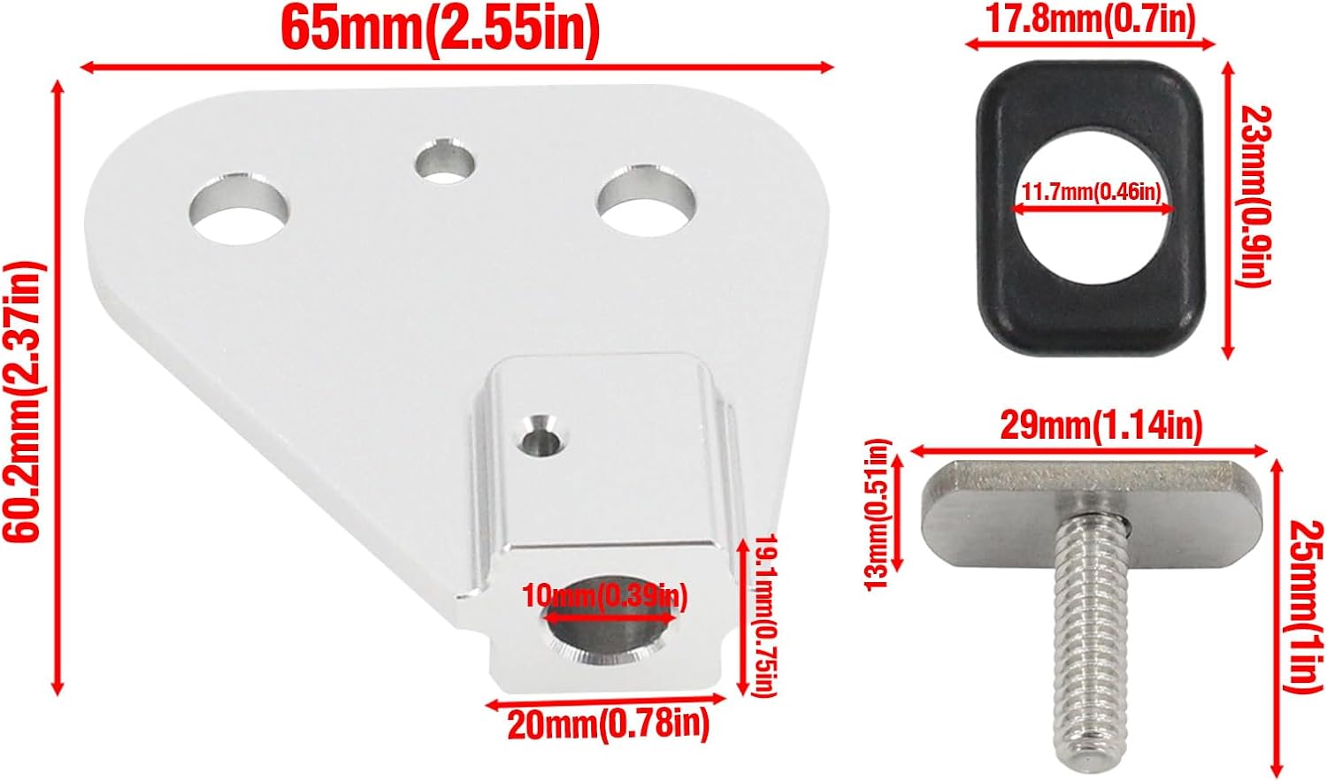 Seat Track Repair Kit Fit for 1997-2004 Chevy Corvette C5 (Left LH Drivers Side)