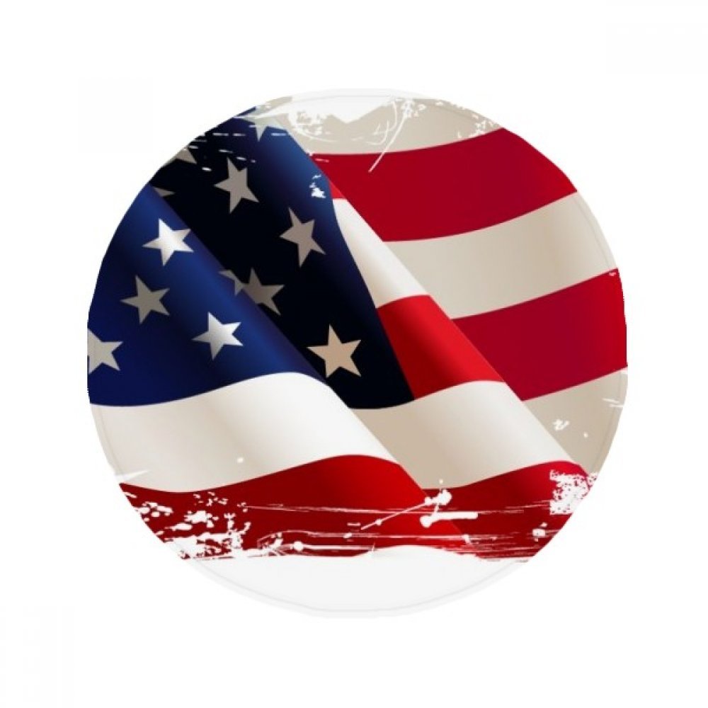 Tapis de sol rond Amérique motif drapeau une idée cadeau originale pour passionnés US