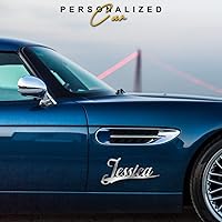 Vista 5 de Emblema de coche personalizado para amantes de los coches, regalos personalizados para vehículos, señal de carrera, letra de camión 3D, emblemas