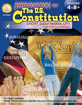 Paperback Mark Twain - Jumpstarters for the U.S. Constitution, Grades 4 - 8 Book
