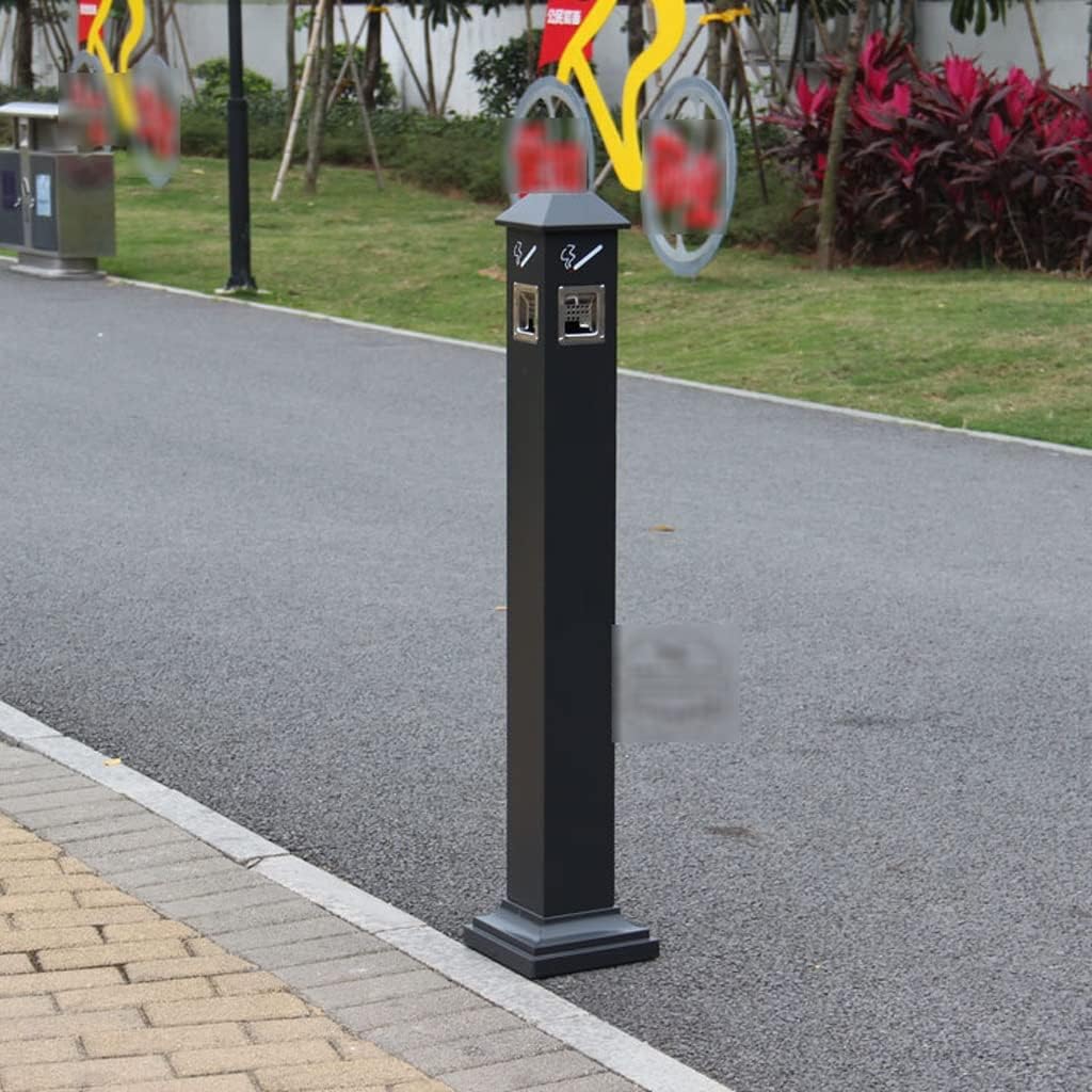 Stand Up Ashtray Outdoor Ashtray Aluminum Alloy Paint Smoking Column Small Cigarette Butt Column Ashtray Smoking Column Cigar Ashtrays For Outdoors
