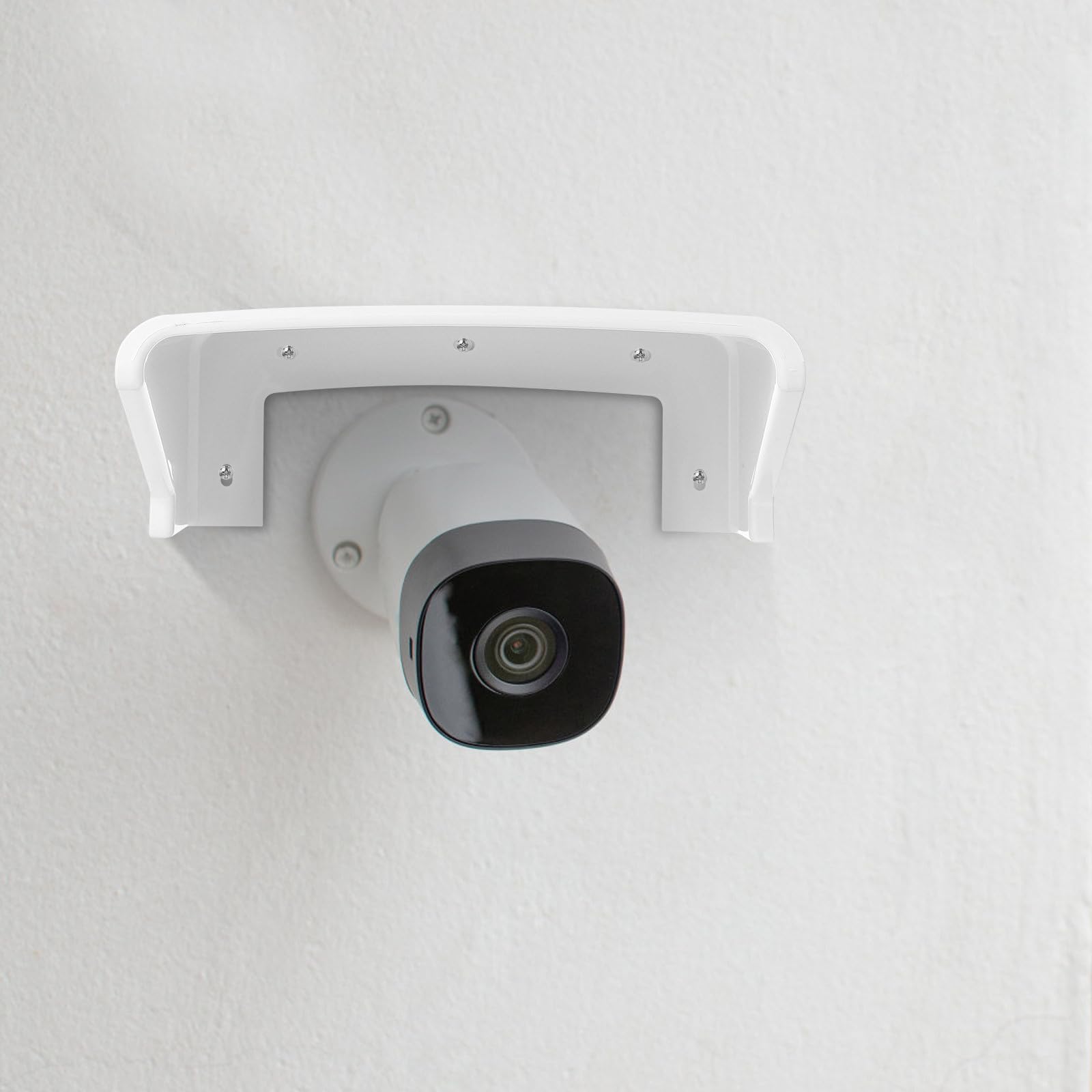 Gatuida 3 Unidades de Cubierta Protectora Universal para cámara de Exterior, Parasol, Impermeable, de plástico, para cámaras Tipo, Tipo y CCTV (Nest, Ring, Dome, Bullet).