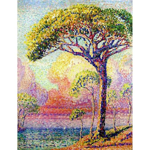 Impression sur toile Un pin 1905 ARTICULOZY - Toile décorative murale grand format