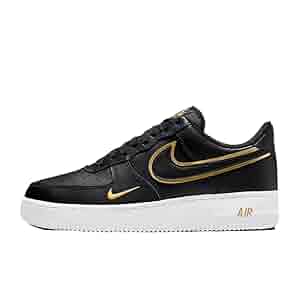 Amazon.com | Nike AIR Force 1 '07 LV8 Black Men's Size 7