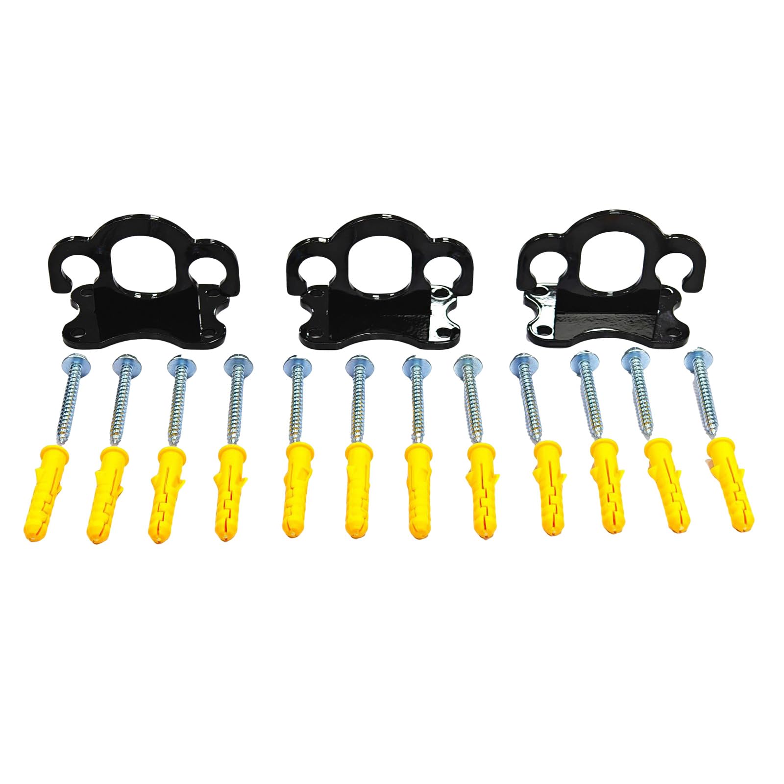 Anclajes de Pared para Banda de Resistencia Anclajes de Montaje en Pared para Entrenamiento Soportes para Banda de Resistencia Ganchos para Gimnasio Soporte para Entrenamiento