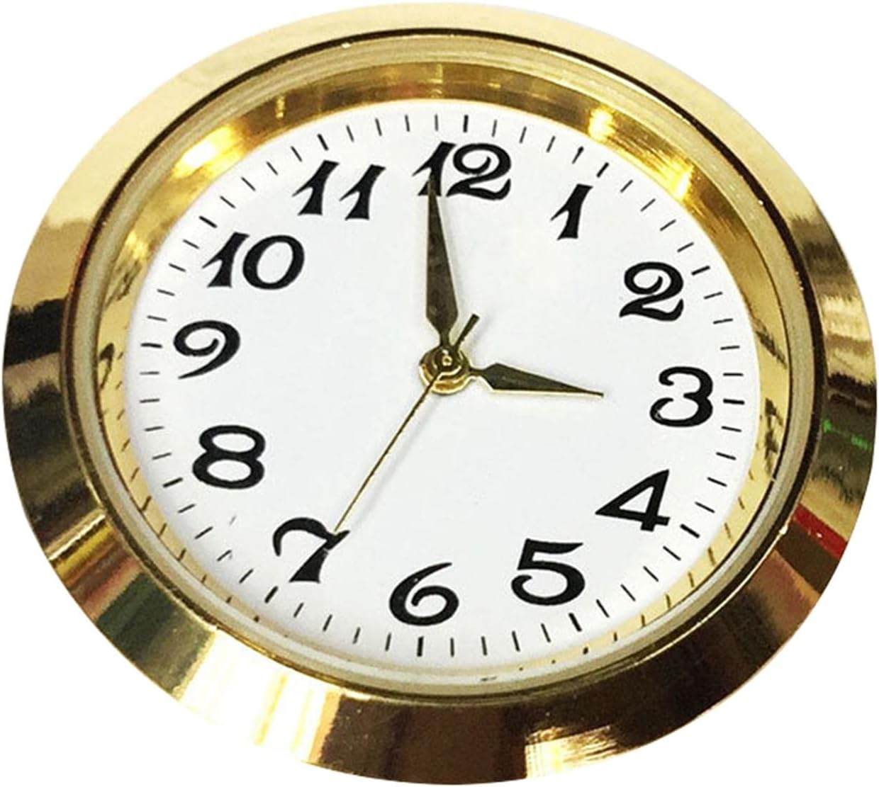 MagiDeal Pack of 3 1-7/16 Inch Clock Insert Fit Diameter 1-3/8 Inch (35 mm) Hole with Numerals Clock Fit up Movement Repair Replacement Parts