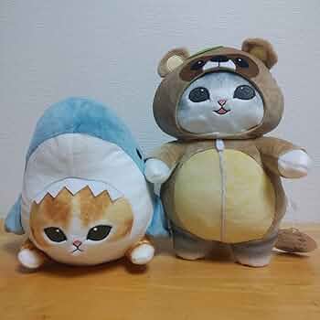 モフサンド サメにゃん にゃんぱんつ　あったかパジャマ ぬいぐるみ7個セット 61Z3gbz4BtL._AC_UF350,