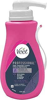 VEET® Professional™, Hair Removal Cream, for Legs, Bikini, Underarms, All Skin Types, 400mL