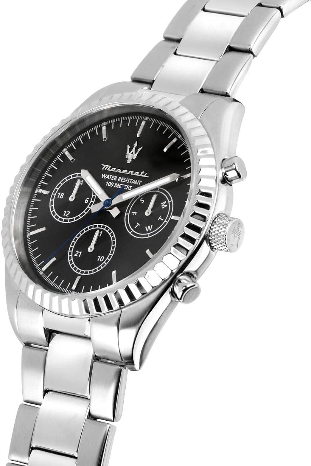 Maserati Orologio da uomo, Collezione Competizione, in Acciaio, con cinturino in Acciaio inossidabile - R8853100023 Maserati Orologio da uomo, Collezione Competizione, in Acciaio, con cinturino in Acciaio inossidabile - R8853100023