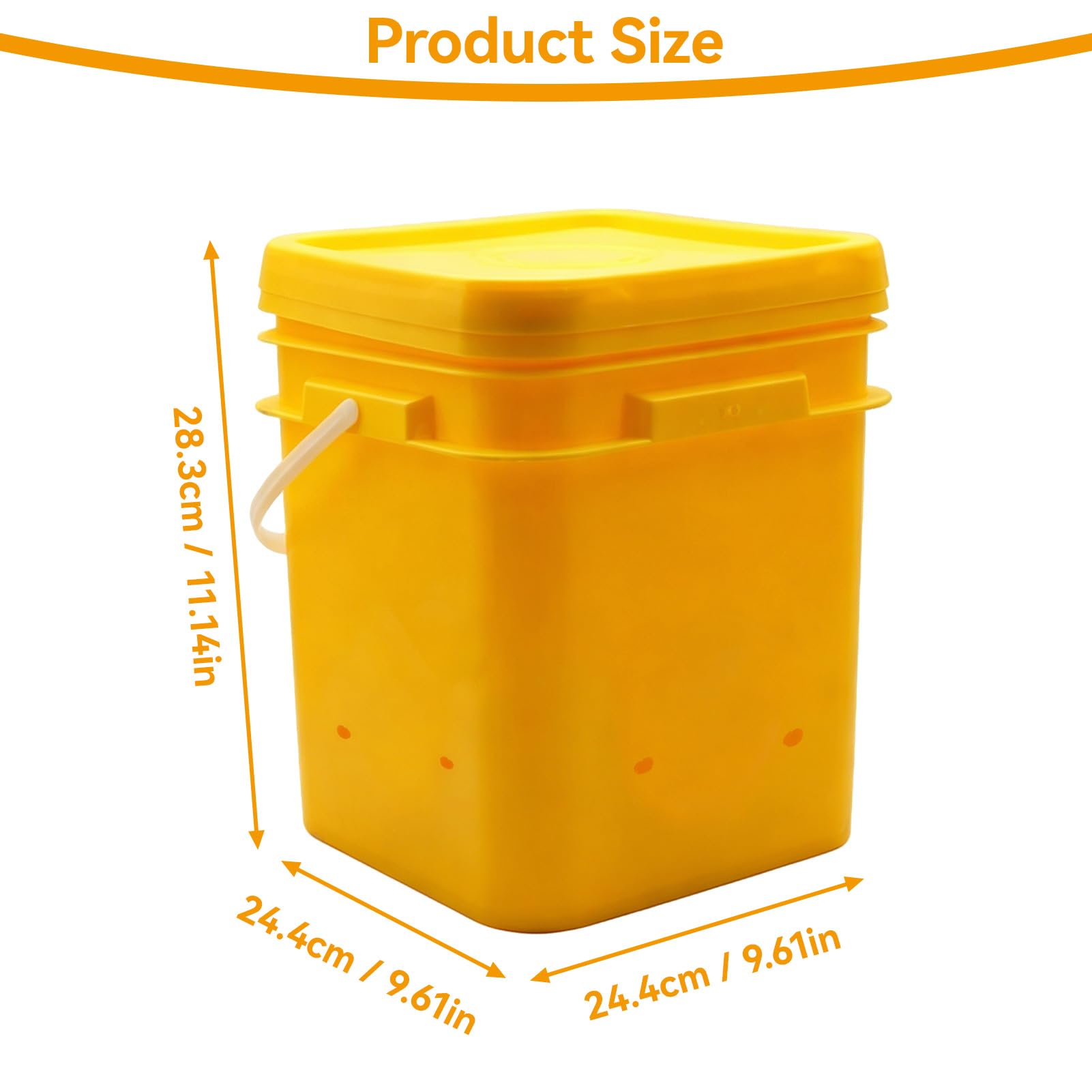Abbeveratoio automatico per polli, tazze per mangiatoia per ciotola per abbeveratoio automatico per polli con secchio portatile da 12 litri Attrezzatura per bere pollame per (Secchio+Nuova ciotola