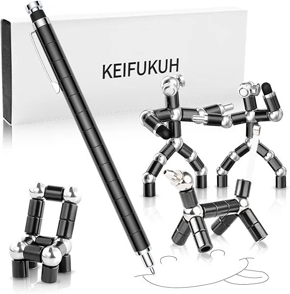 Fun Men Gifts Fidget Gel Pens - Unique Birthday Gift for Mens, Novelty Christmas Stocking Stuffers Easter Anniversary Valentines Day White Elephant Present Ideas Gadget, Cool Secret Santa Gift for Him