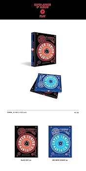 SUPER JUNIOR - PLAY [Black Suit ver.] (Vol.8) CD+Booklet+Folded