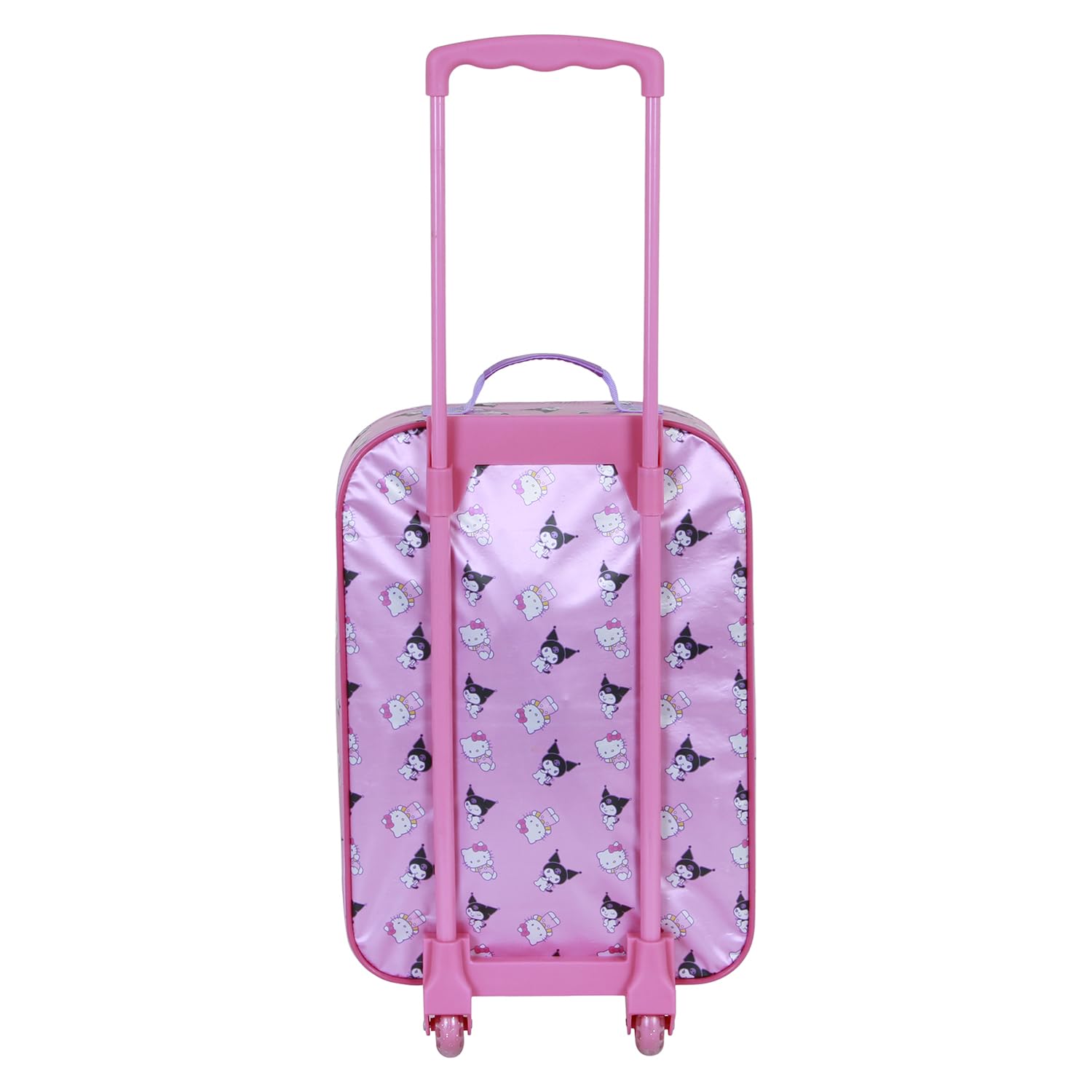 Karactermania Sanrio Hello Kitty Playful-Soft walizka na kółkach 3D, różowa, 17 x 33 x 52 cm, pojemność 26 l, Różowy Hello Kitty, Jeden rozmiar, Sanrio Soft 3D walizka na kółkach