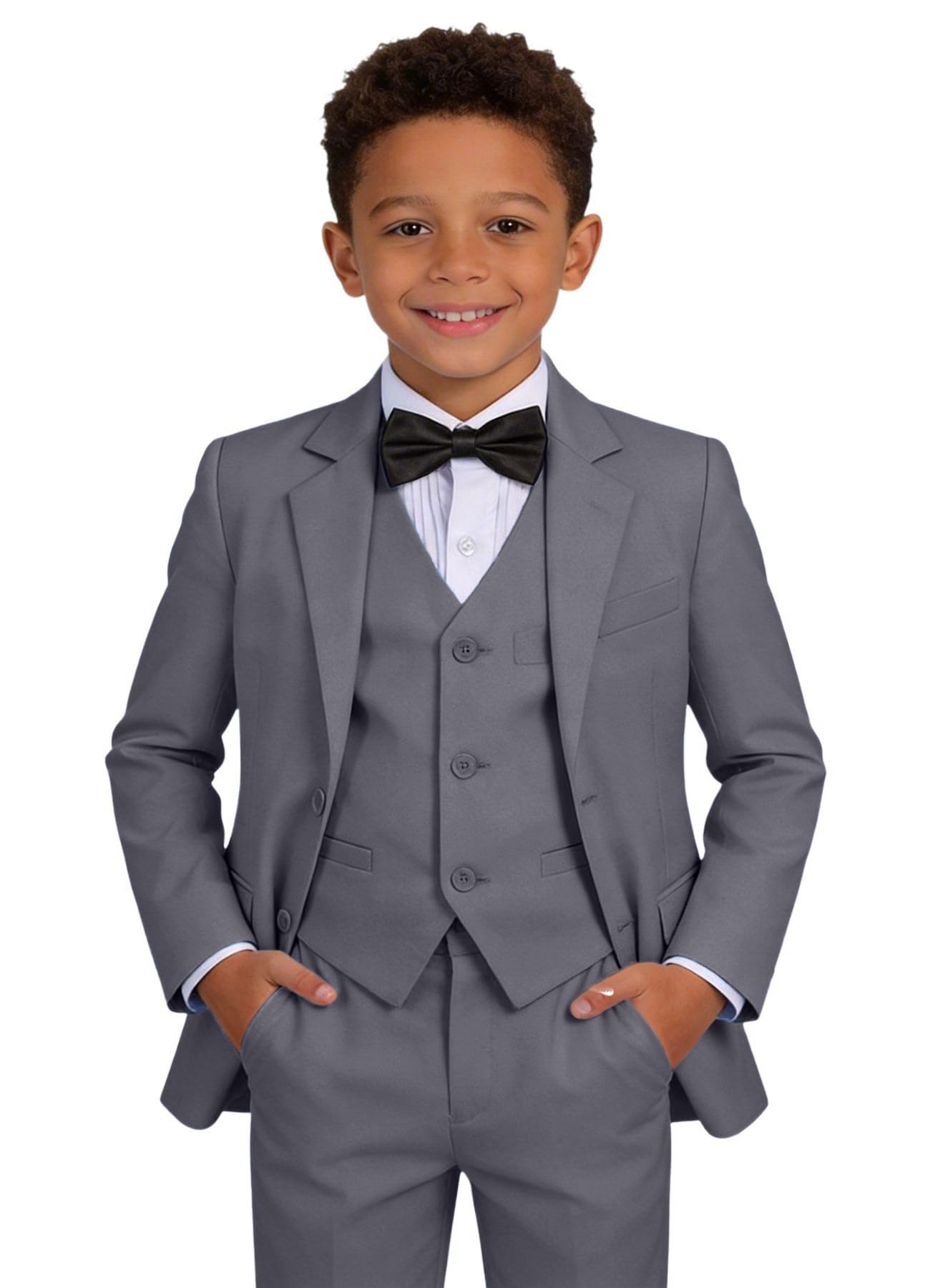 Boys Suit for Kids Formal Slim Fit Tuxedo Suits Ring Bearer Outfit