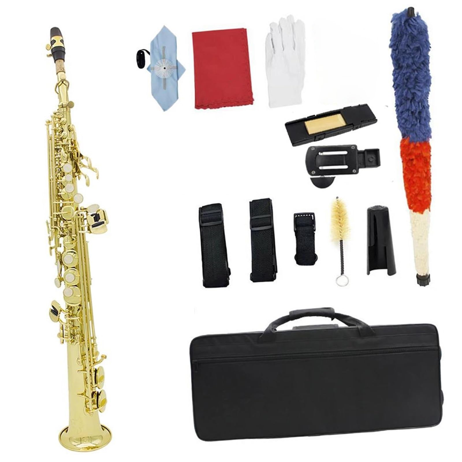 Saksofony Profesjonalny saksofon sopranowy B flat Brass(Type1)