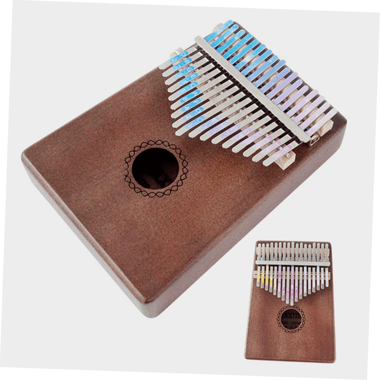 Alasum Kalimba Piano Keyboard Decal 4pcs Key Stickers Decorative Notes Learning Tool Portable for Boys and Girls