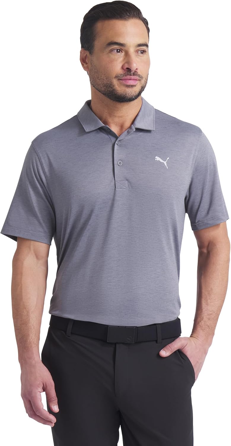 Puma Mens Icon Heather Polo 2.0