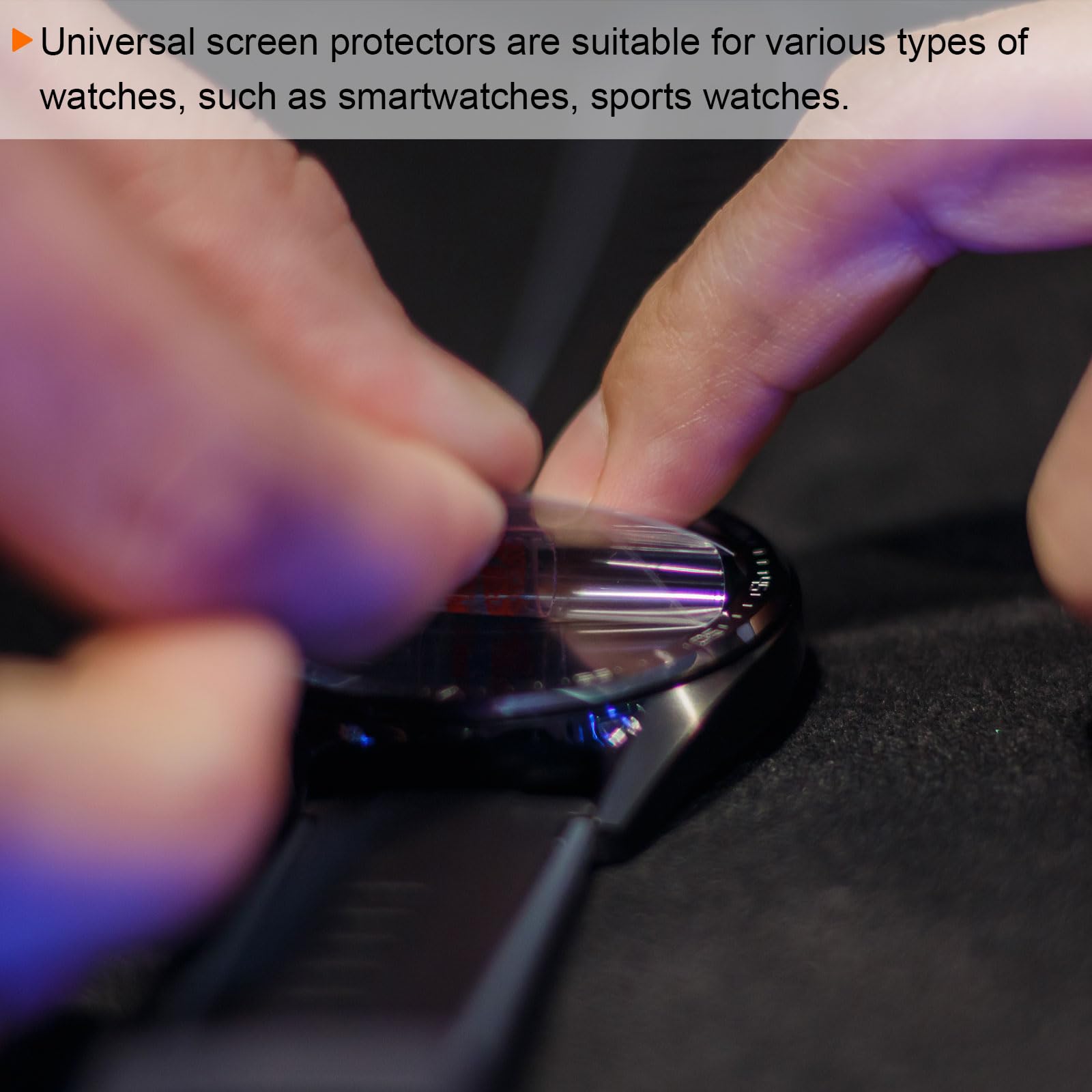 QUARKZMAN Protectores de Pantalla de Vidrio 30 mm, TPU Antiluz Azul, Antirrayones, Impermeables, Universales