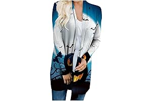 YUTANRAL Halloween Costumes for Women 2023, Fashion Long Sleeve Lightweight Cardigan Casual...