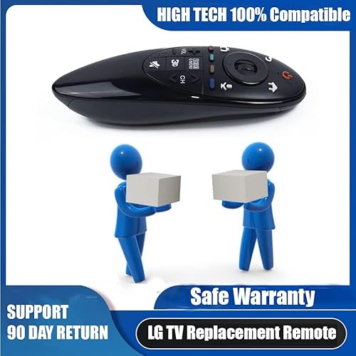Miniatura 7 de Reemplazo de TV 3D Control remoto sin conflictos para LG TV 33 pies Control de distancia Durbale Televisión controlador para LG 3D TV AN-MR500G