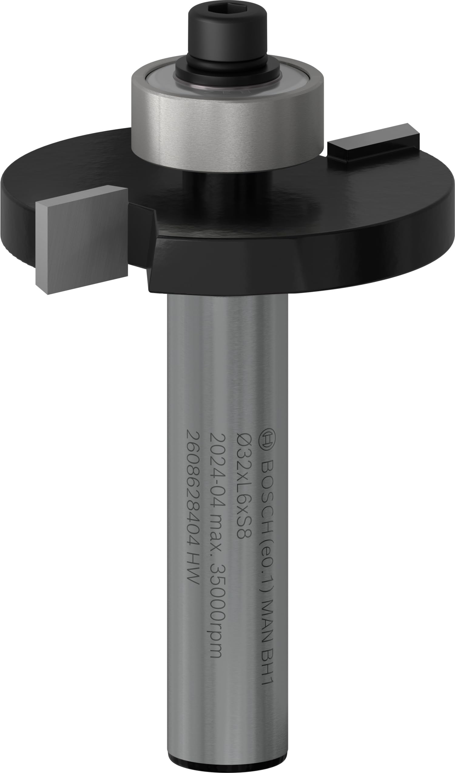 Bosch 2 608 628 aksesuarı 404 Scheibennutfraeser 8 mm, D1 32 mm, U 6 mm, G 51 mm