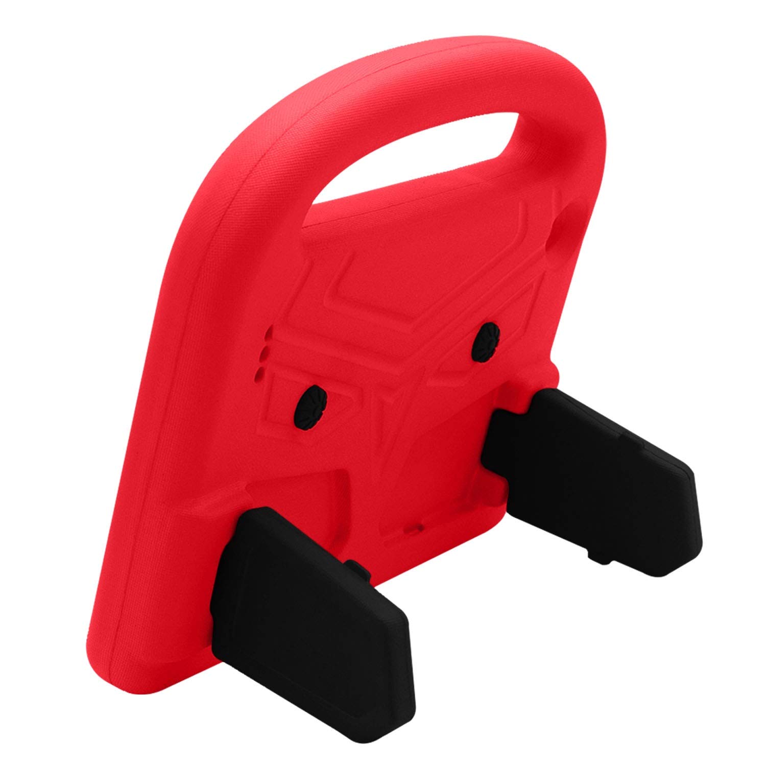 Pokrowiec na tablet Etui na tablet dla dzieci kompatybilne z Kindle Fire 7 2015/2017 - Wytrzymała, lekka, odporna na wstrząsy osłona uchwytu z pianki EVA(Rosso)