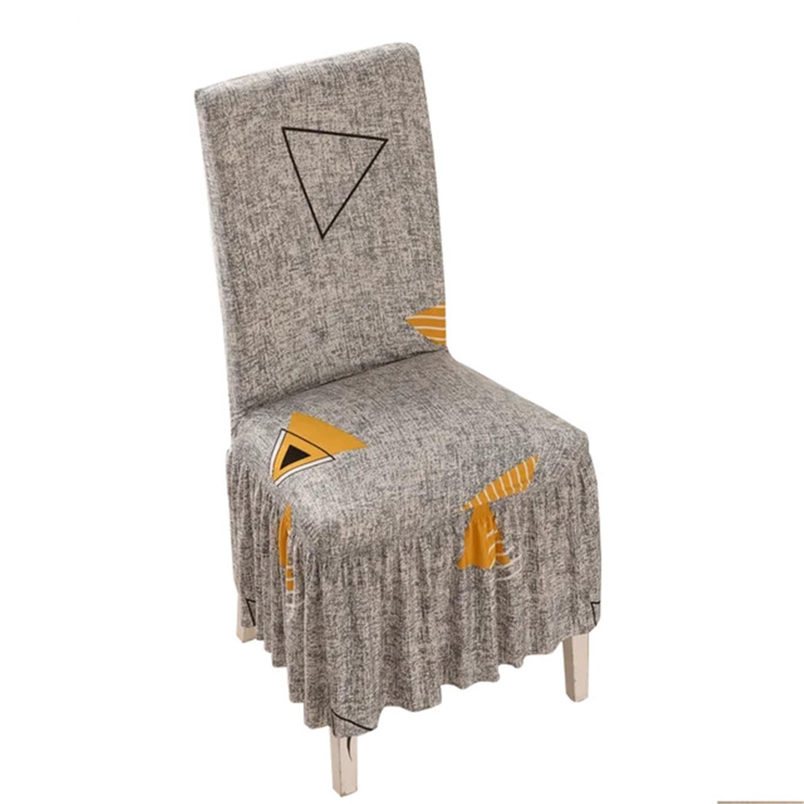 RRYPBOVG Wedding Chair Cover Stretch Spandex Dining Chair Cover Protectors Super Fit Banquet Chair Seat Slipcovers For Hotel And Wedding Ceremony Chair Skirt