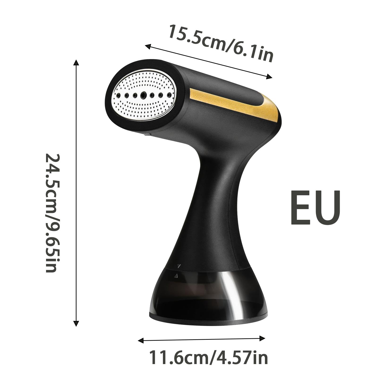 Stiratrice a vapore portatile, piroscafo a vapore, portatile da viaggio | 1500 W, pentola a vapore potente per casa, magliette, camicie e mobili.