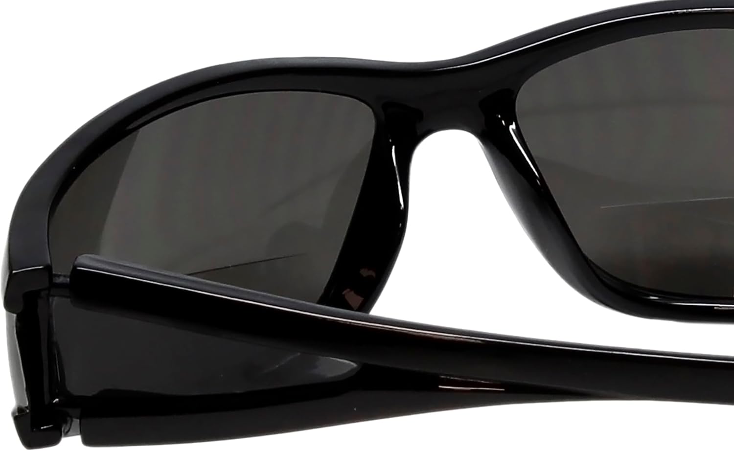 Calabria PC7331BF-AP Polarized BiFocal Reading Sunglasses Mens Womens Bi-Focal Sun Readers Sports Wrap Around UV Protection - Image 4