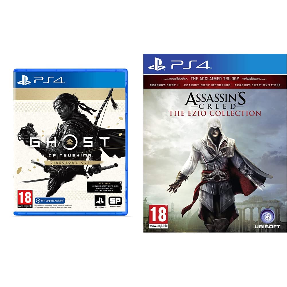 PS4 Ghost of Tsushima Directors Cut (PS4)+Assassinâ€™s Creed: The Ezio Collection (PS4) (B09V49WSLL) Amazon Price History, Amazon Price Tracker