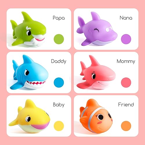 Miniatura 7 de Hely Cancy Juguetes de baño para niños, juguetes para bebés sin agujeros para niños de 1 año, juguetes de piscina de agua para ducha