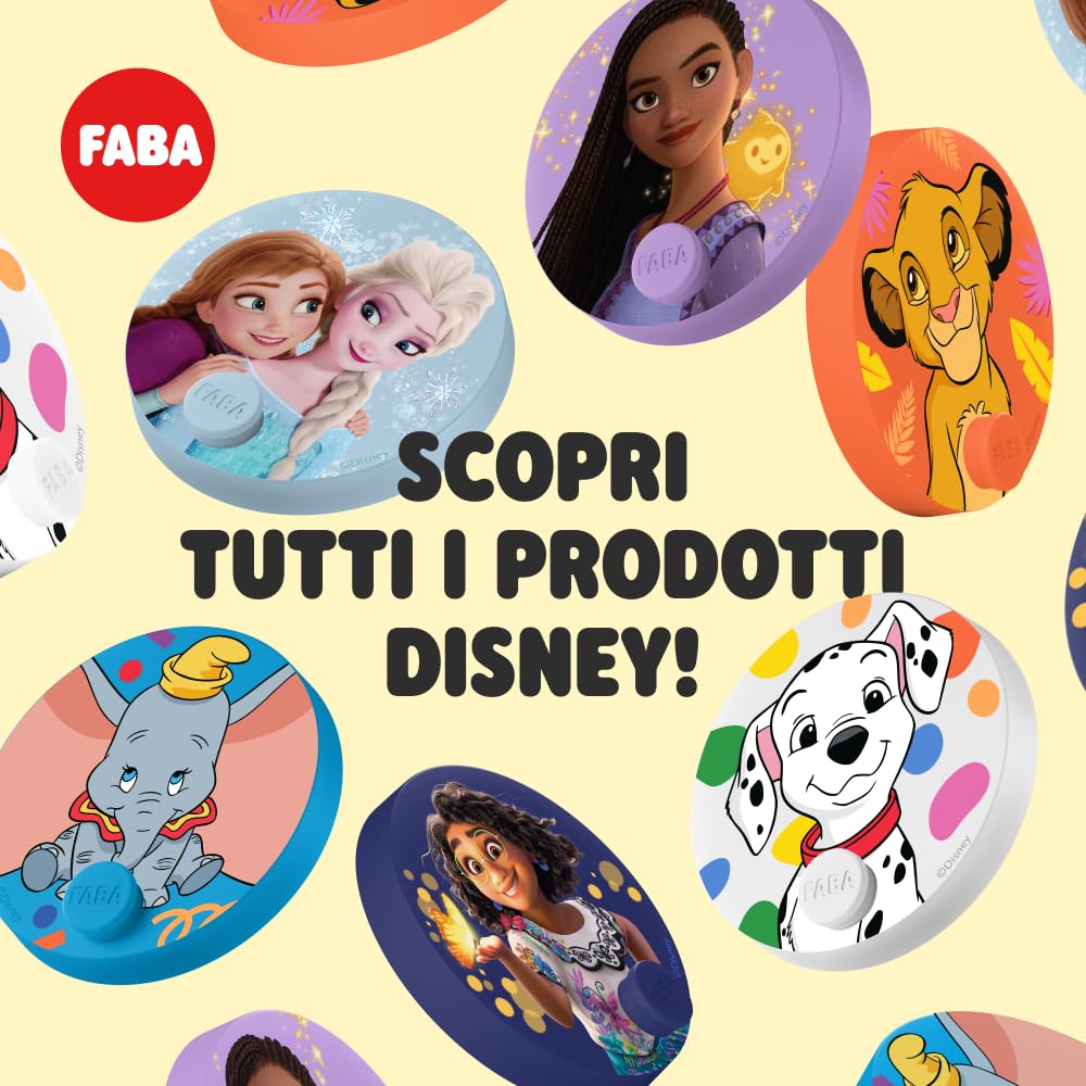 FABA Disco Sonoro Disney - Frozen Il regno di ghiaccio - Storie e fiabe sonore per bambini e bambine 5-10 anni - Ascoltabile con il Raccontastorie e FABA+, gioco educativo versione italiana