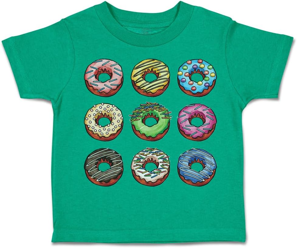 Toddler T-Shirt Donuts Funny Humor Cotton 0 Boy & Girl Clothes Baby Funny Tee