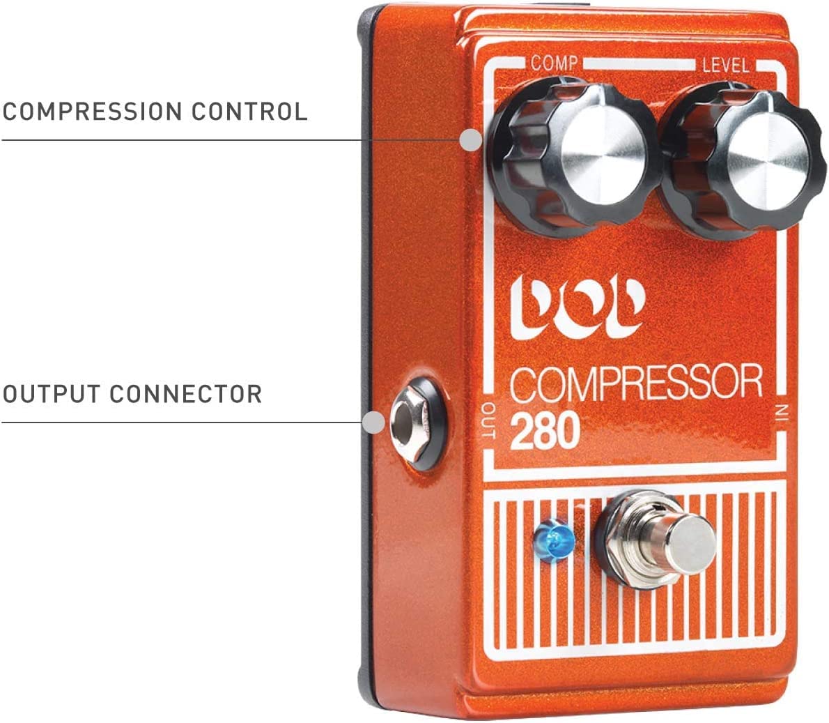 Amazon.com: Digitech DOD Compressor 280 Guitar Effects Pedal