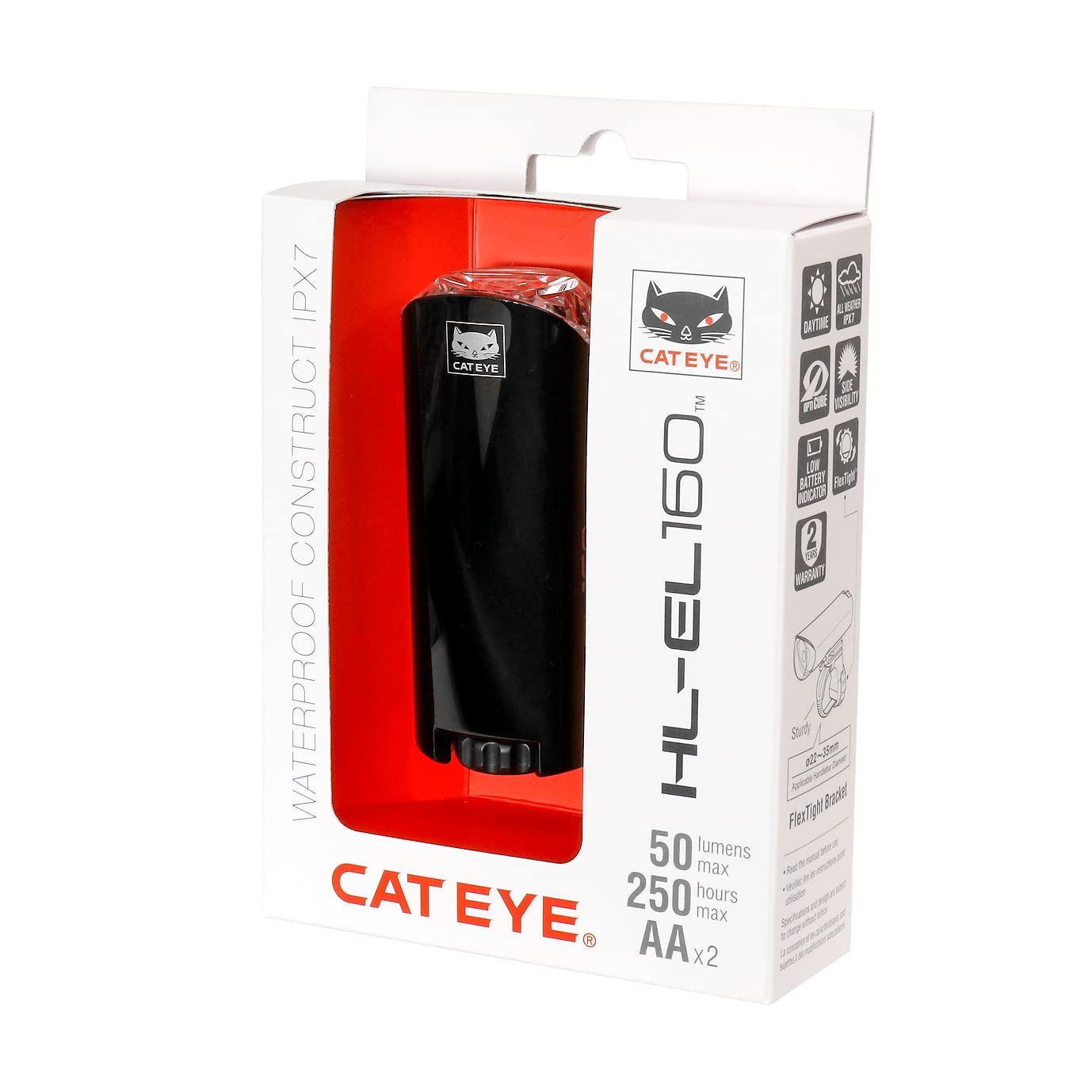 CATEYE - HL-EL160 Waterproof Battery Headlight