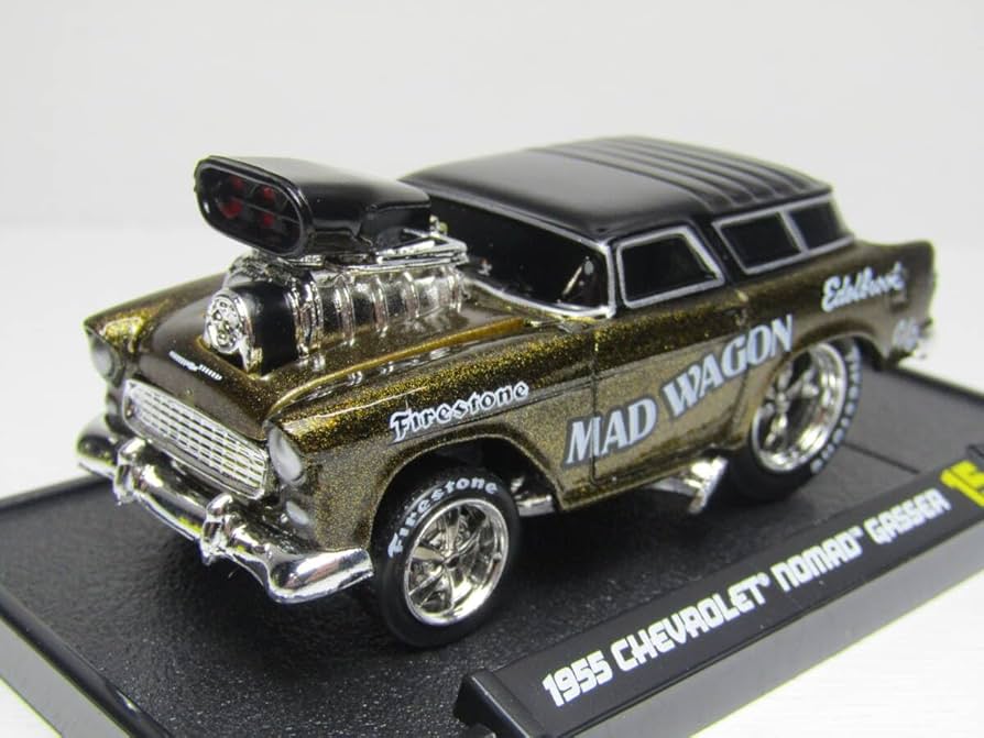 M2マシーン ウォルマート限定　1955 シボレー・ベルエア・ガッサー M2 Machines 1:64 - 1955 Chevrolet Bel Air Gasser 2022