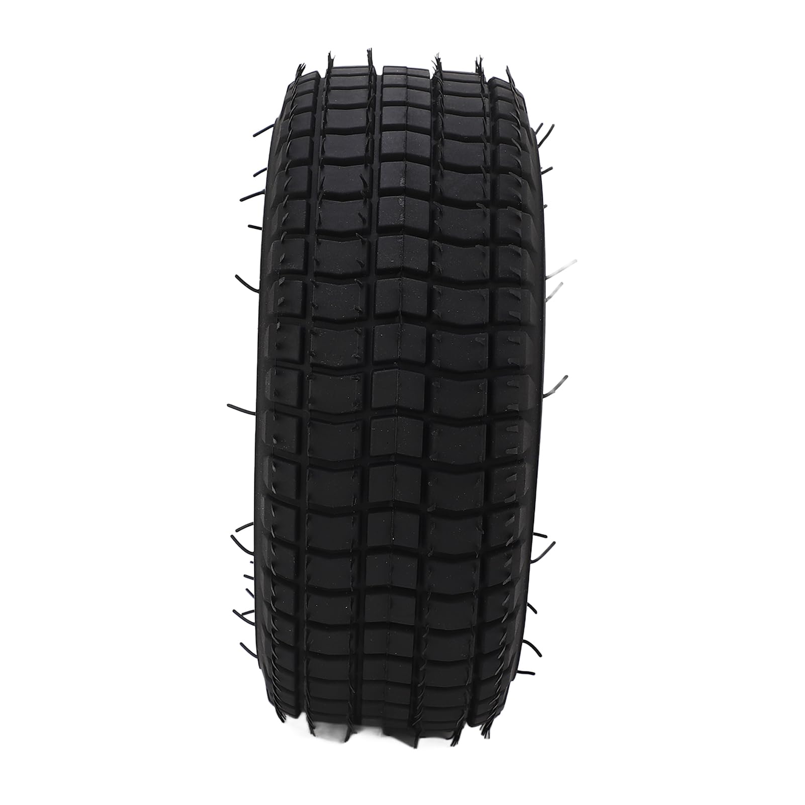 HERCHR Pneu pour Trottinette électrique, 9x3.50 4 pneus et Chambre à air avec Valve coudée antidérapant Auto-équilibré Extensible Roues de Rechange Tout-Terrain pour trottinettes et Mini-Motos