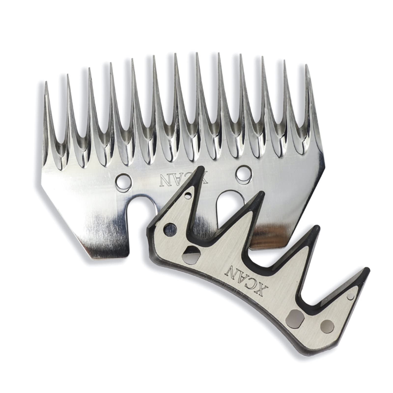 Tijeras de Esquilar, Máquina esquiladora de ovejas 380W con 1 Juego cuchillas cortadoras 13T, tijeras eléctricas lana, máquinas en caja aluminio