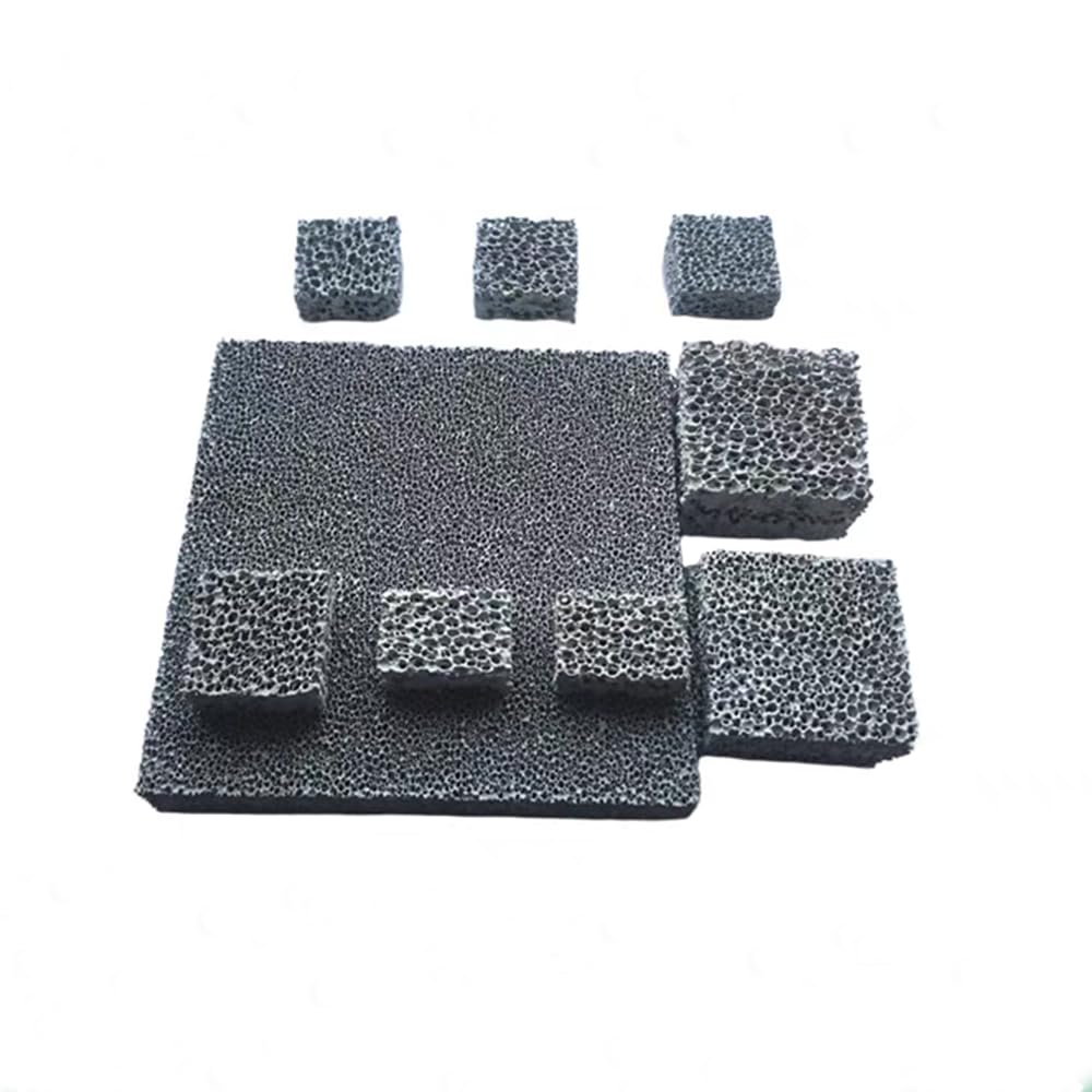 Wysokotemperaturowy filtr ceramiczny z pianki cyrkonowej - porowata pianka z węglika krzemu dla metalurgii 1 szt.(50mmx50mmx12mm)