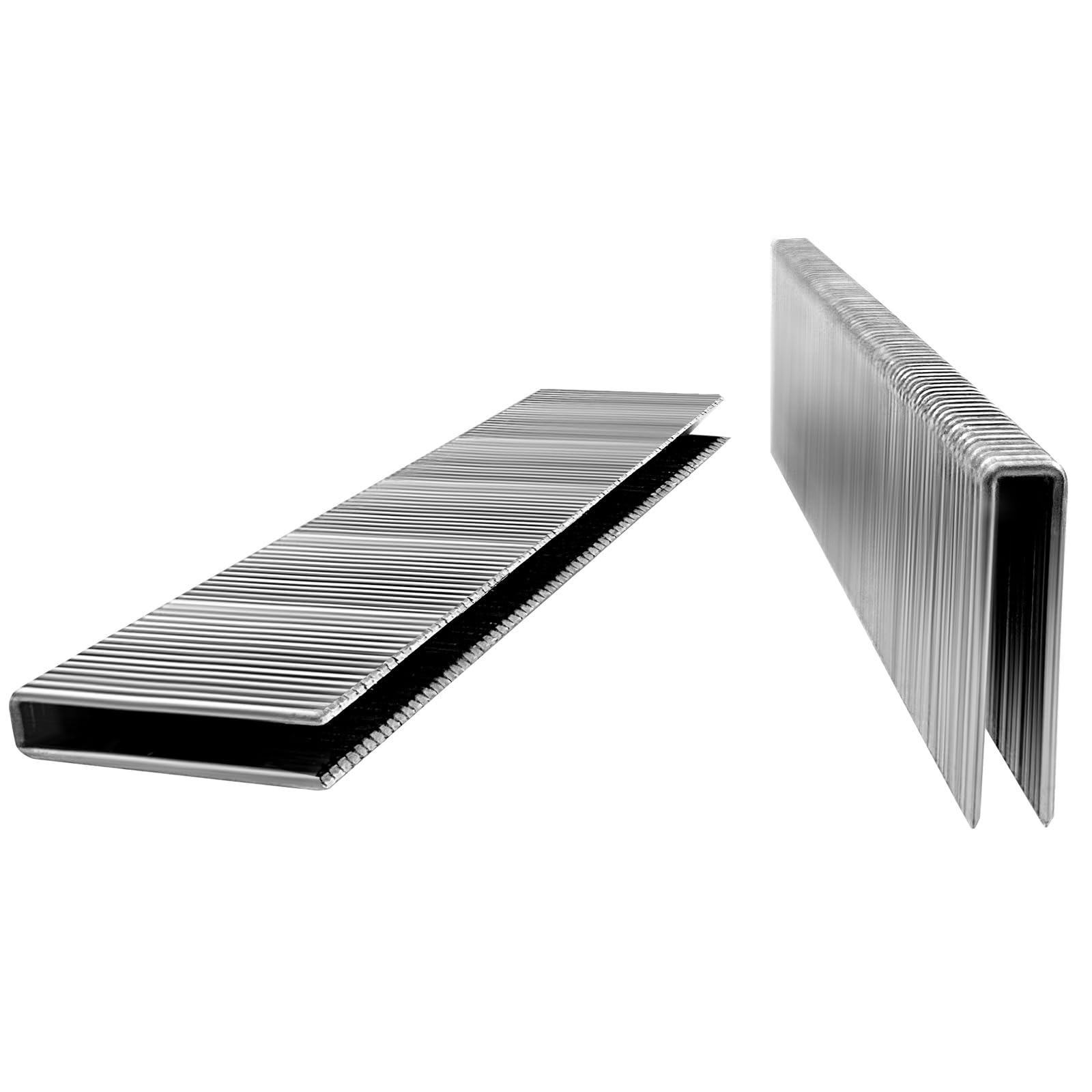 Norrow - Grapas de corona de calibre 18 de 1/4 de pulgada de acero inoxidable 304 18 GA para grapadora neumática y eléctrica (1 pulgada, 1120 piezas)