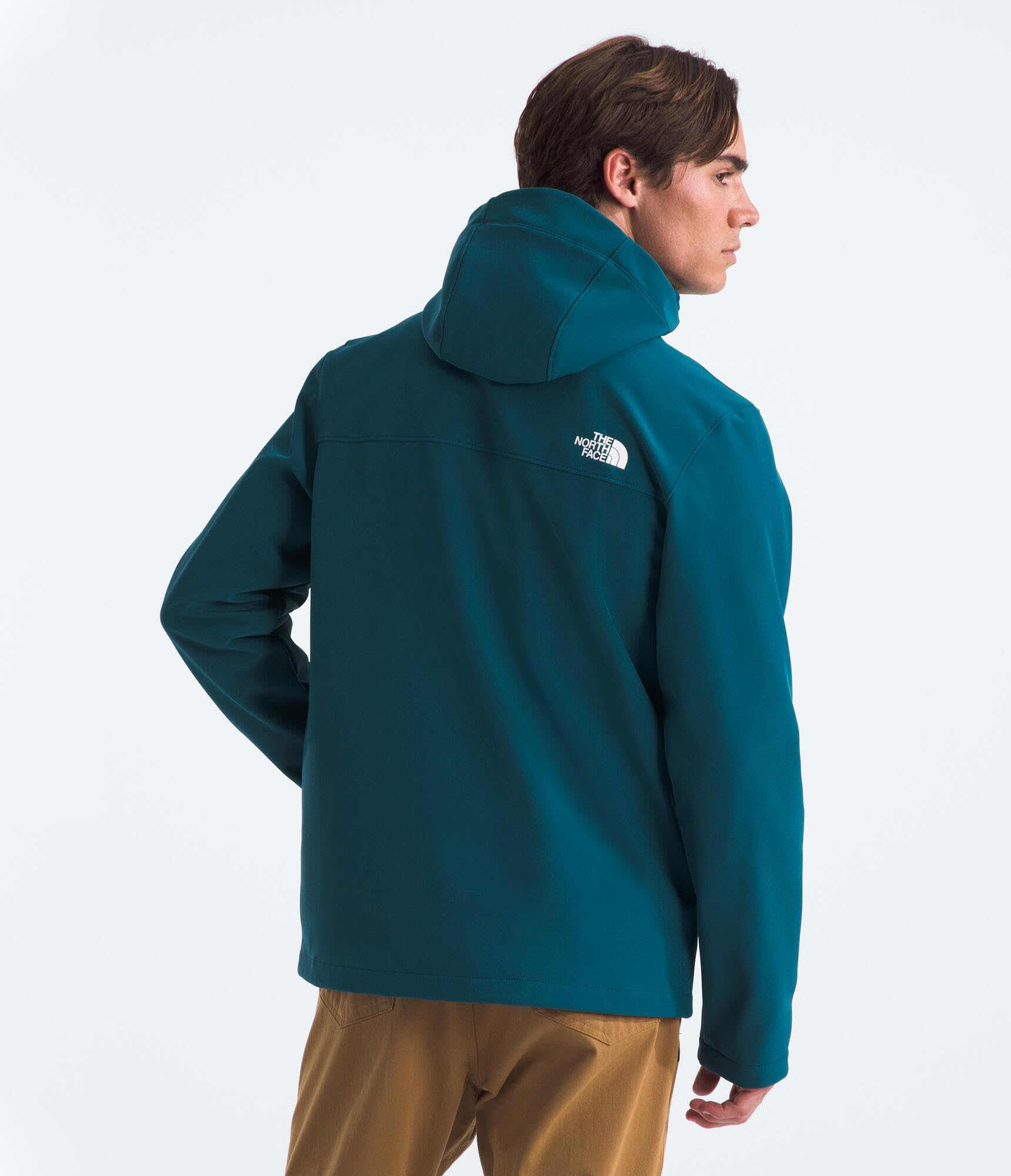 THE NORTH FACE Apex Bionic 3 DWR Softshell - Chaqueta con capucha para hombre, color Midnight Petrol, talla XL
