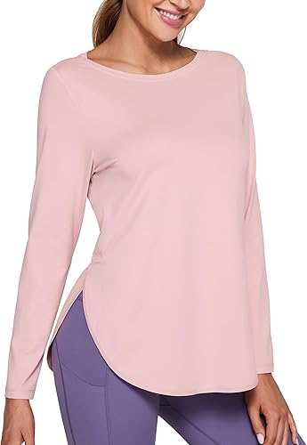 G4Free Camisetas de entrenamiento de manga larga para mujer, ajuste holgado, atléticas, para gimnasio, otoño e invierno, camisetas casuales 2023