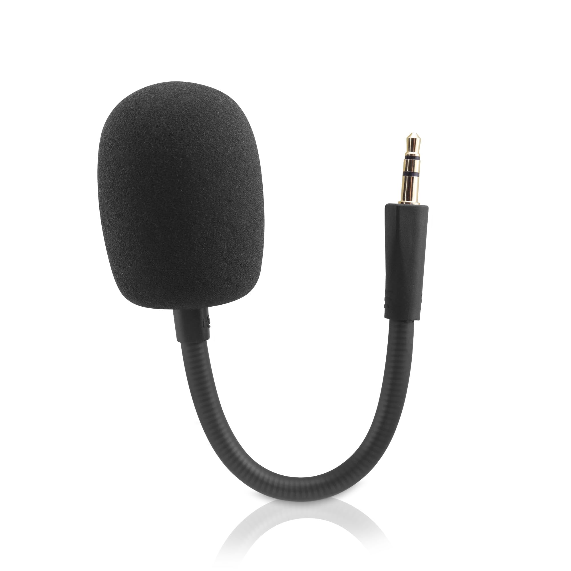 LEFXMOPHY Blackshark V3 Mic Replacement for Razer Blackshark V3, V3 PRO, V3 X (2025 Version) Game Headset Microphone Black Shark 3rd Gen 3.5mm Detachable Gaming Boom Mike with Foam, Black